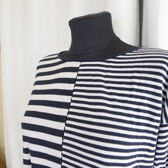 Alexander Wang Striped Cotton Lyocell Blend Long Sleeve Knit Sz S/XS - Picture 5 of 7